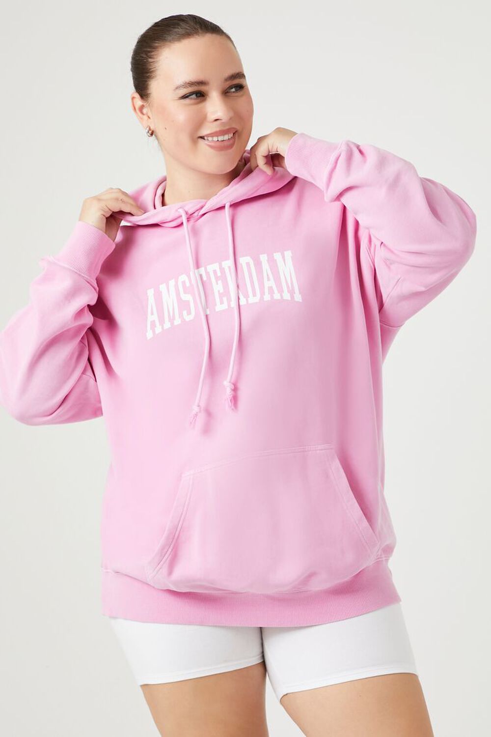 Plus Size Amsterdam Graphic Hoodie FOREVER21