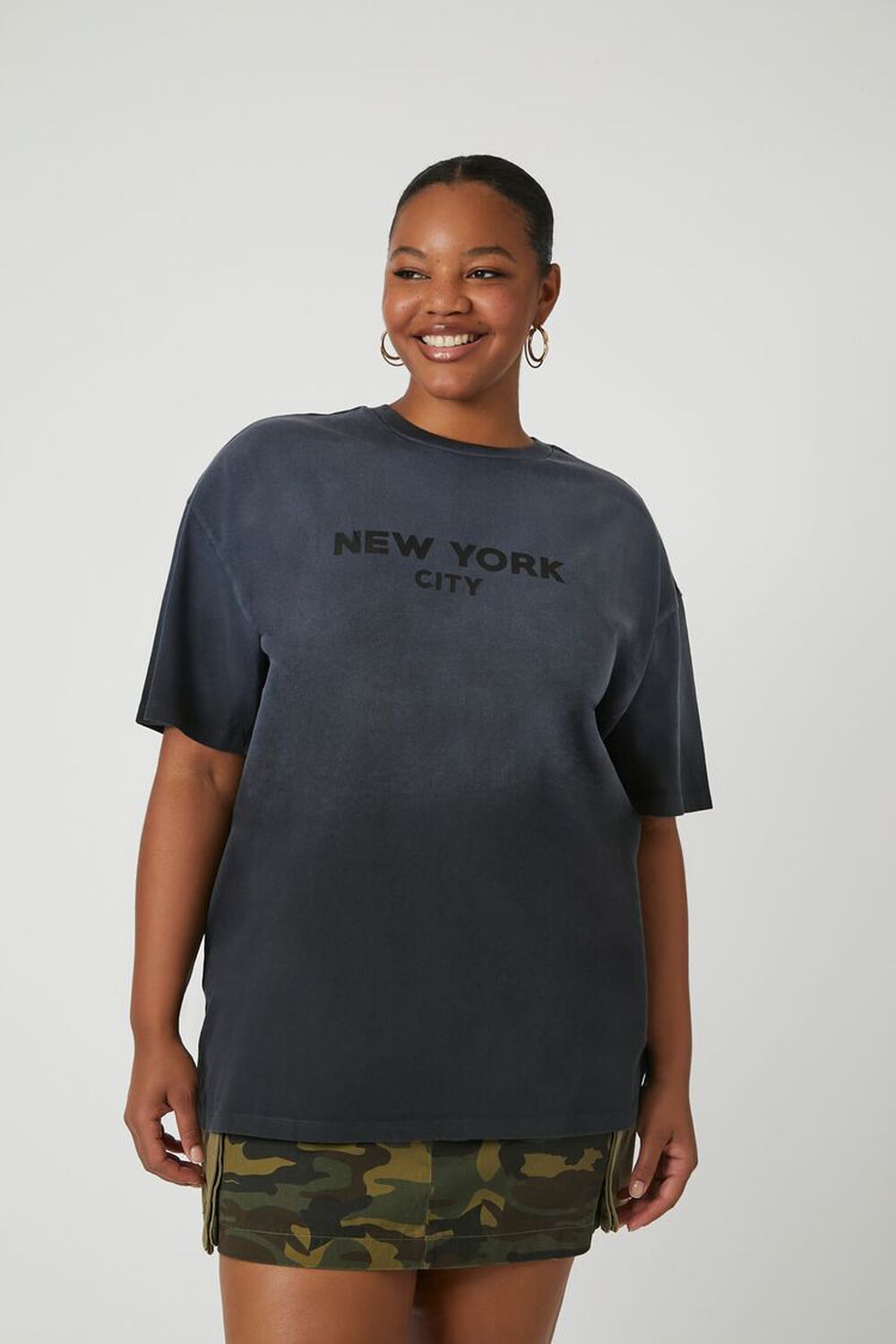 Женская Футболка F21 Plus Size New York City F21