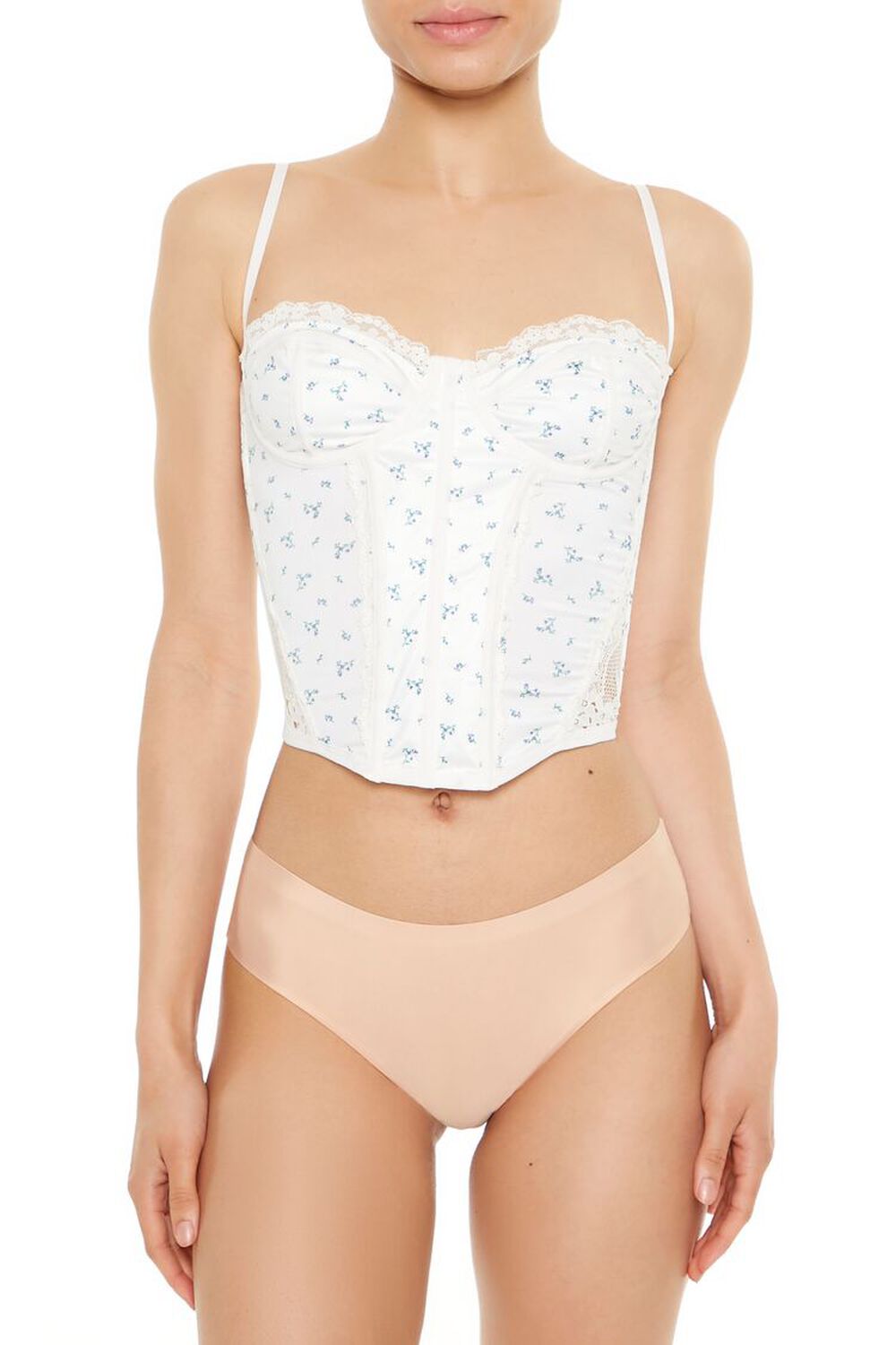 Женский Корсет FOREVER21 Floral Print Lingerie FOREVER21