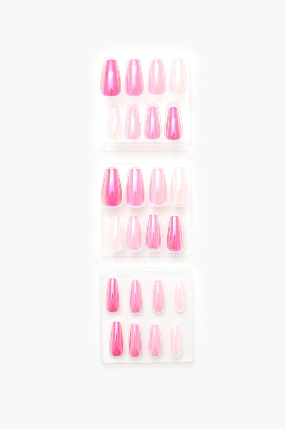 Iridescent Coffin Press-On Nails FOREVER21