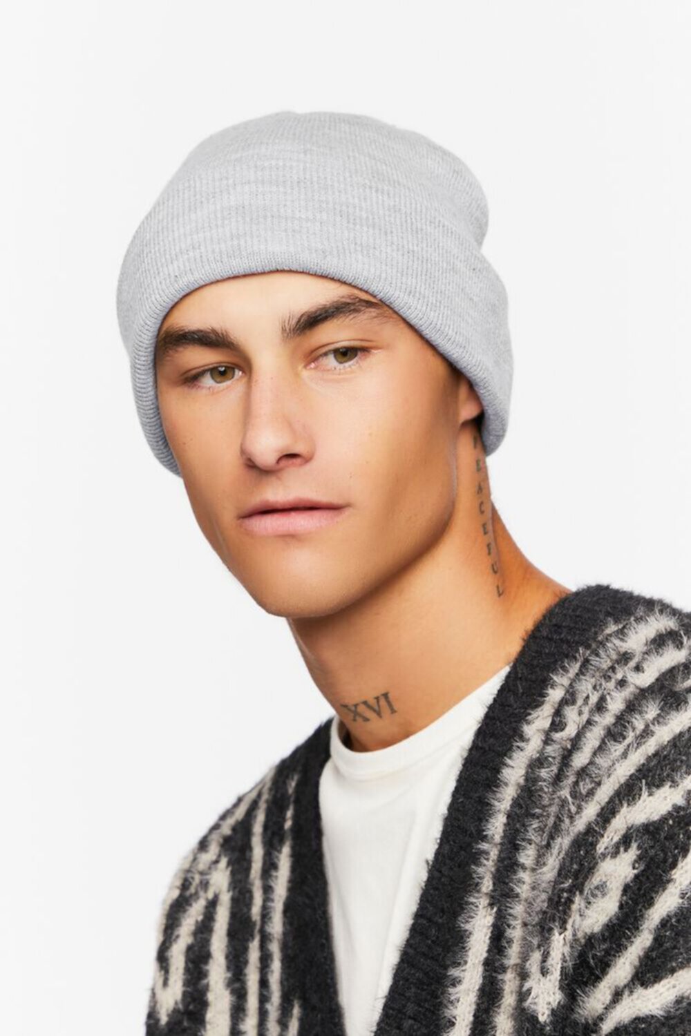 Ribbed Foldover Beanie FOREVER21