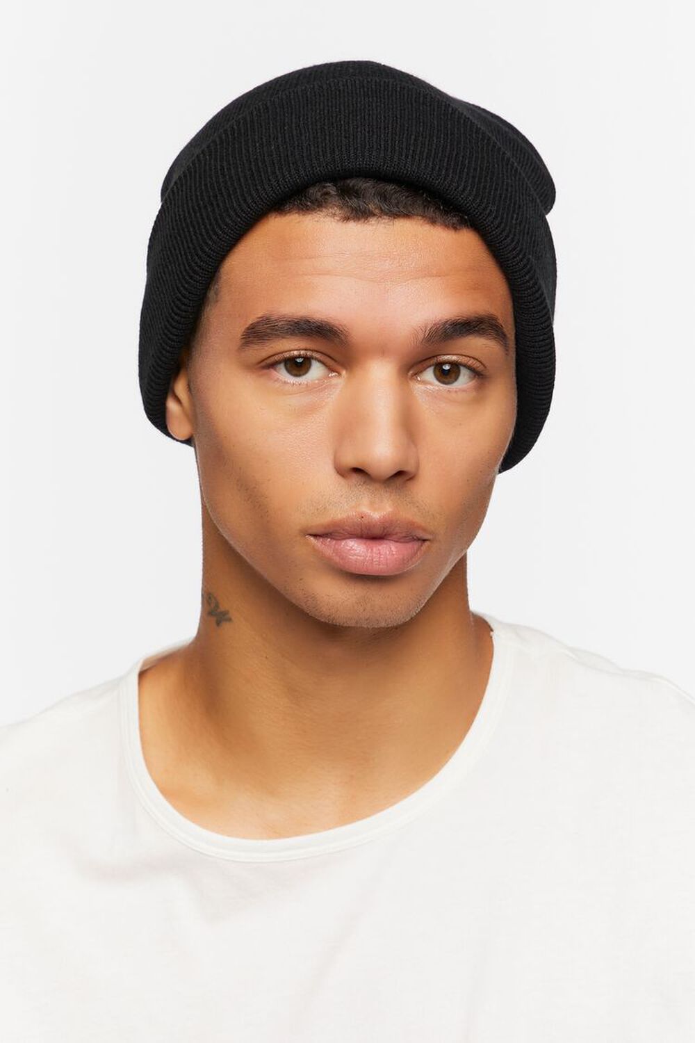 Ribbed Foldover Beanie FOREVER21