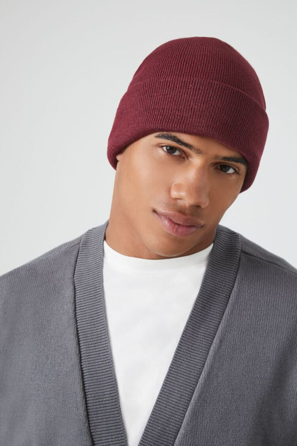 Ribbed Foldover Beanie FOREVER21