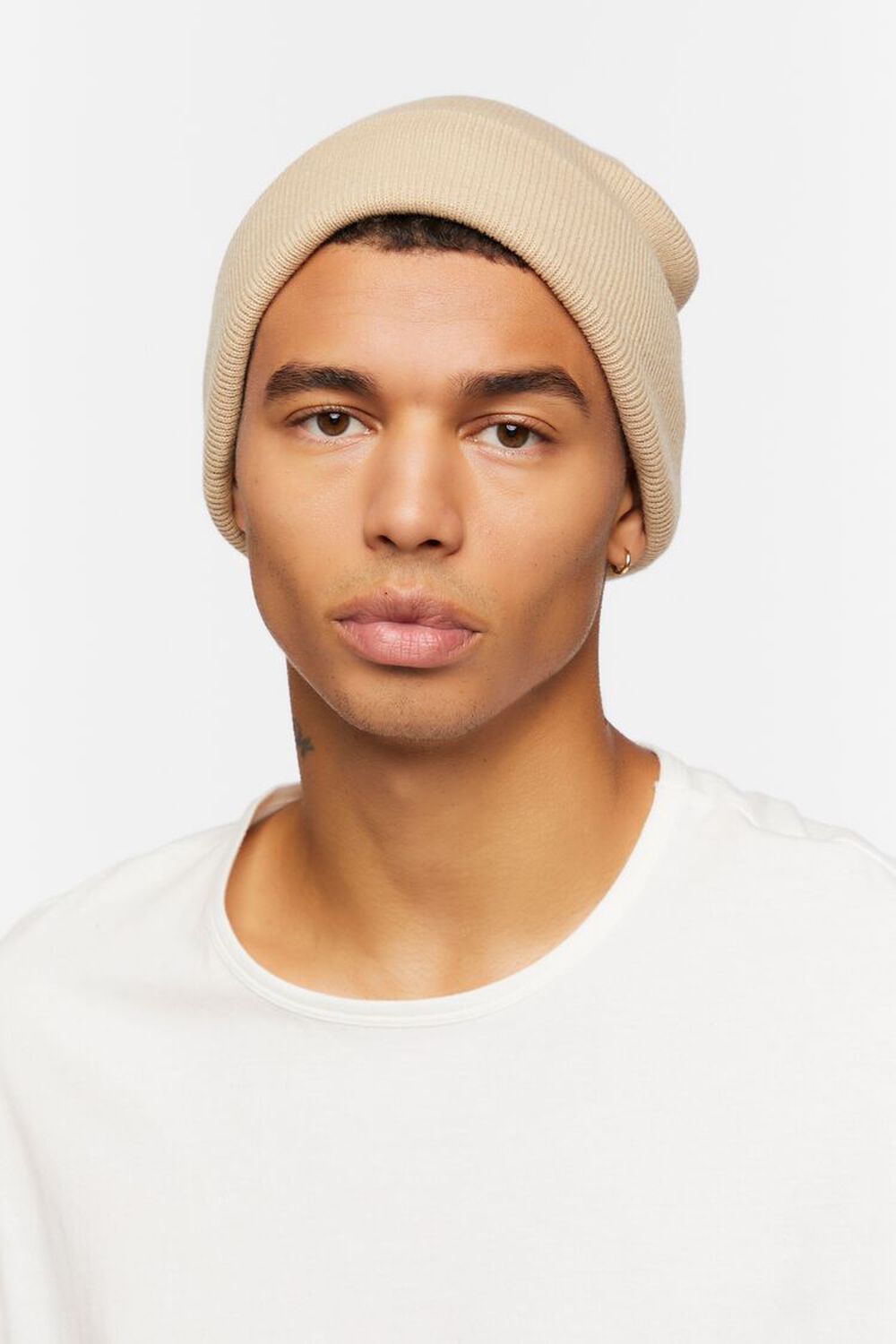 Ribbed Foldover Beanie FOREVER21