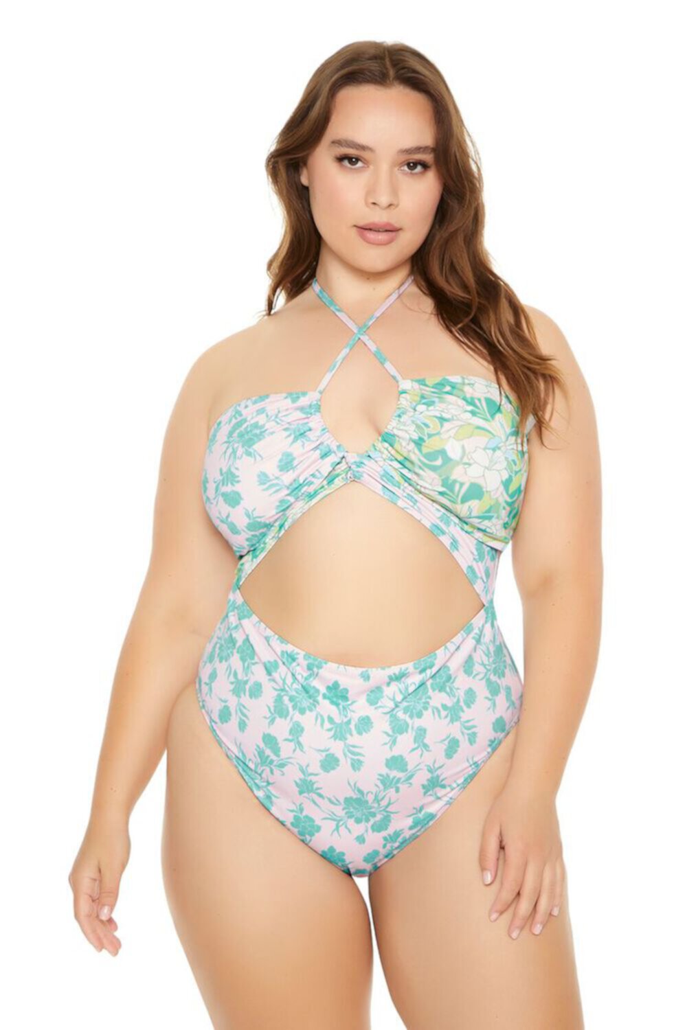 Женский Слитный купальник FOREVER21 Plus Size Monokini FOREVER21