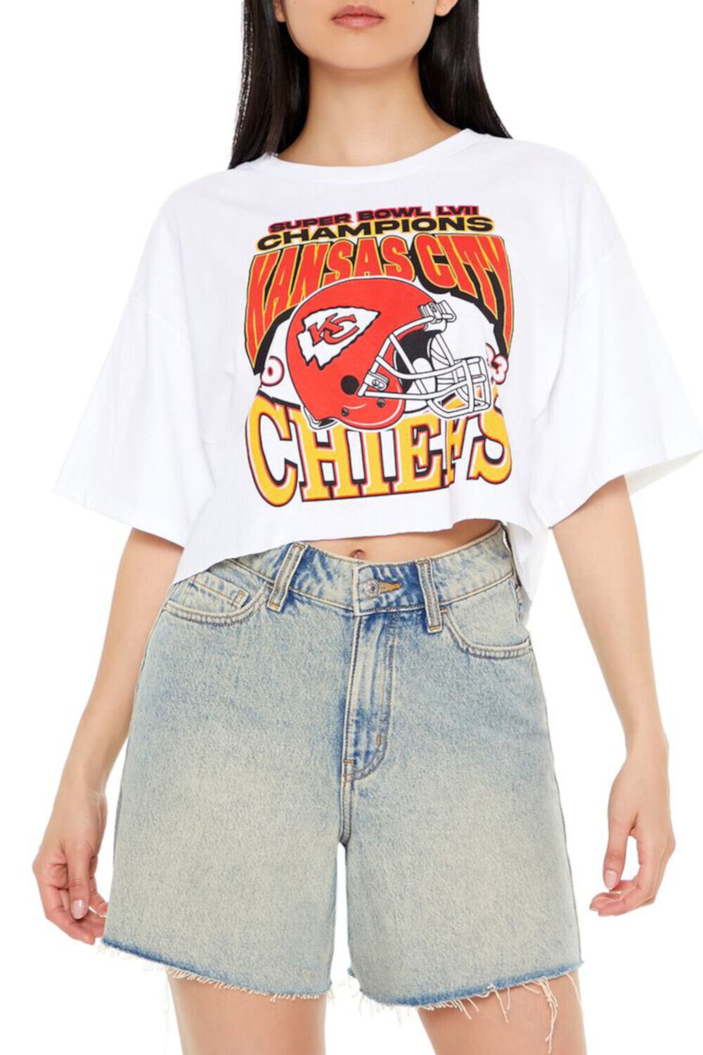 Женская Футболка F21 Kansas City Chiefs Graphic Tee F21