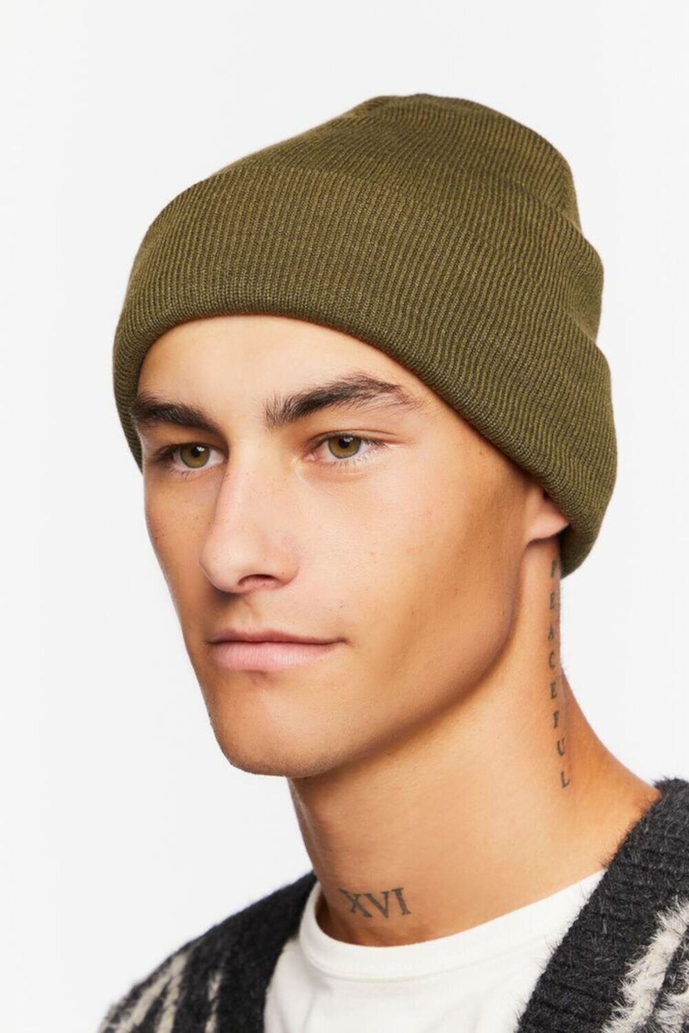 Ribbed Foldover Beanie FOREVER21