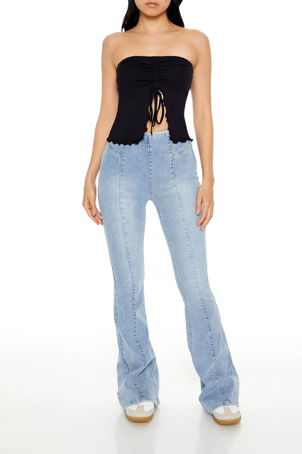 Женские Джинсы bootcut FOREVER21 High-Rise Flare FOREVER21