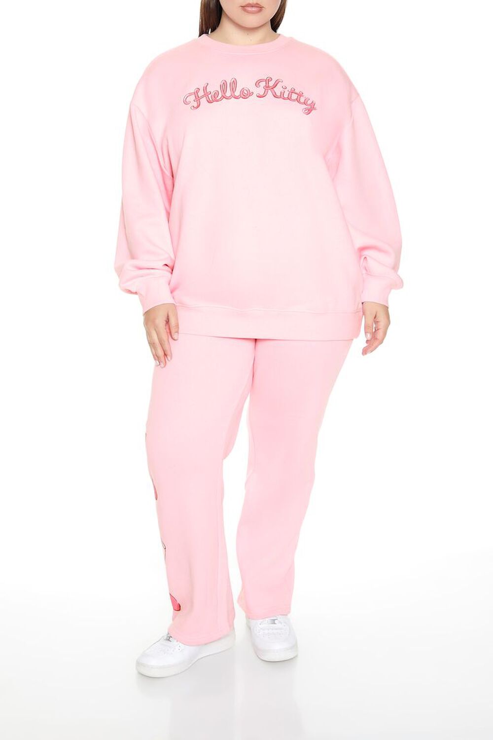 Женские Спортивные брюки FOREVER21 Plus Size Hello Kitty FOREVER21