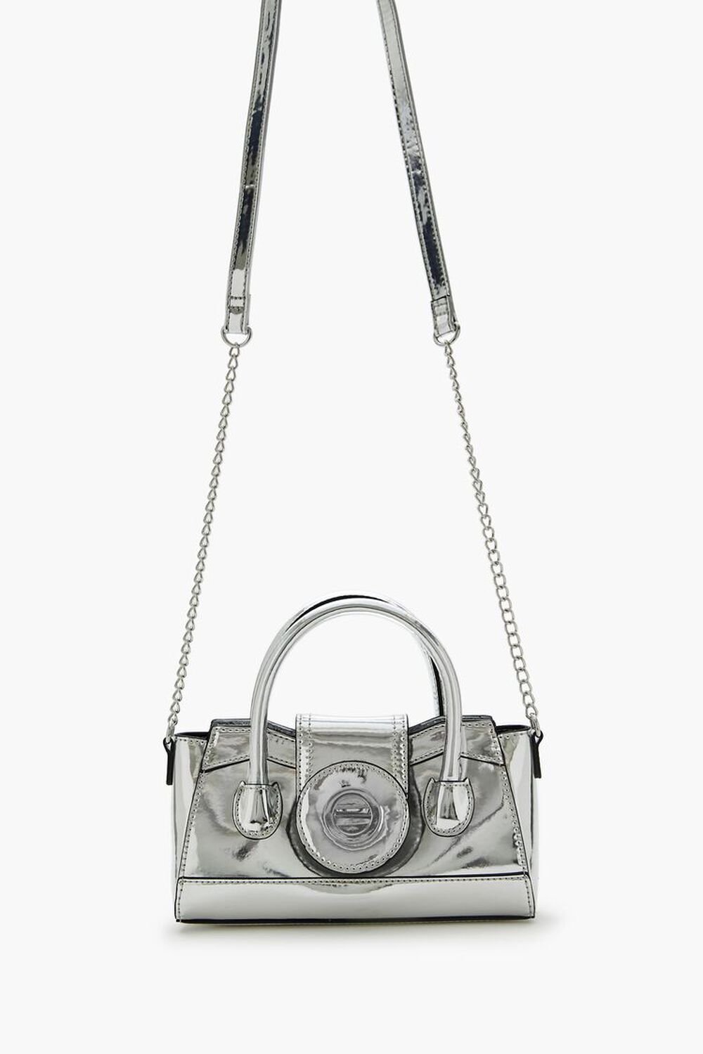 Metallic Crossbody Bag FOREVER21