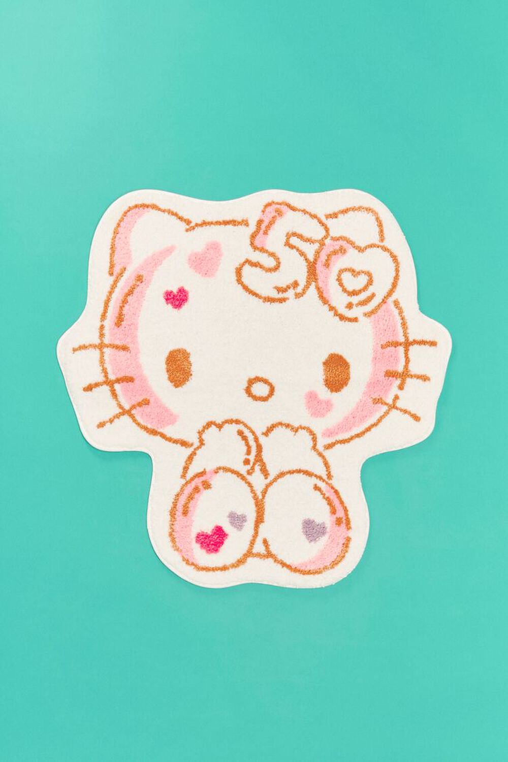 Plush Heart Hello Kitty Rug FOREVER21