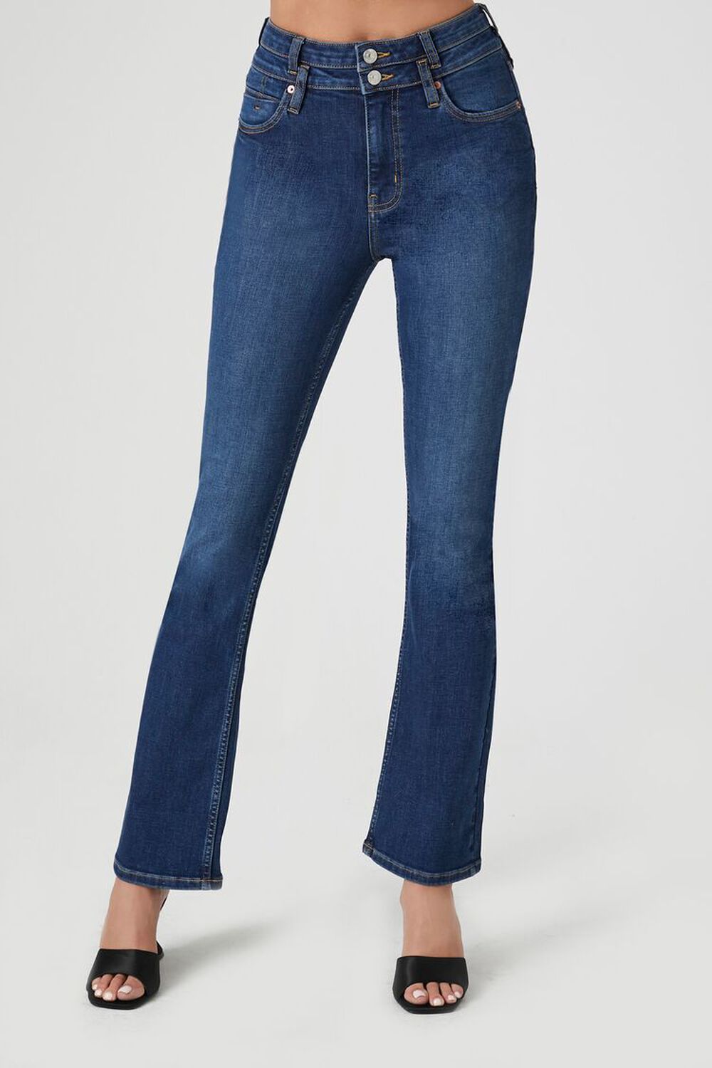 Женские Джинсы bootcut FOREVER21 Denim High-Rise FOREVER21