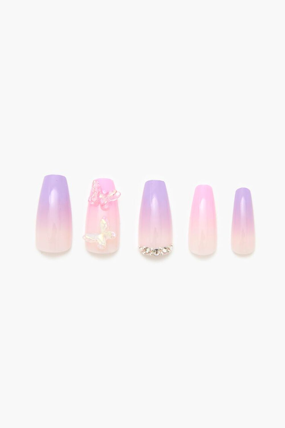 Butterfly Coffin Press-On Nails FOREVER21