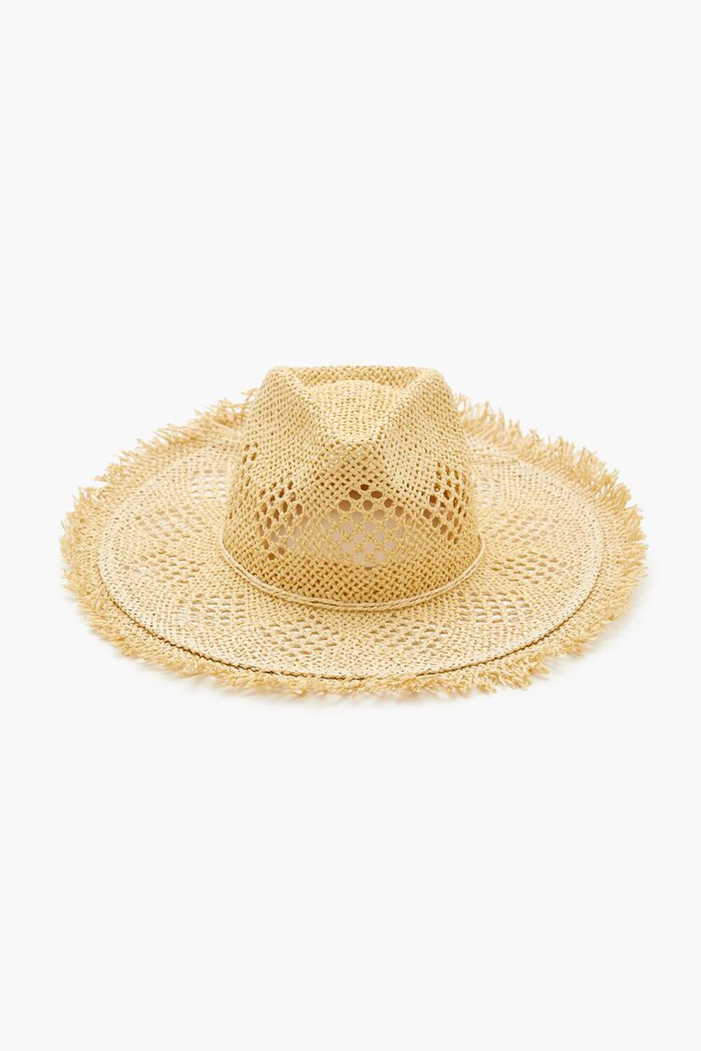 Шляпа федора FOREVER21 Frayed Straw Fedora FOREVER21