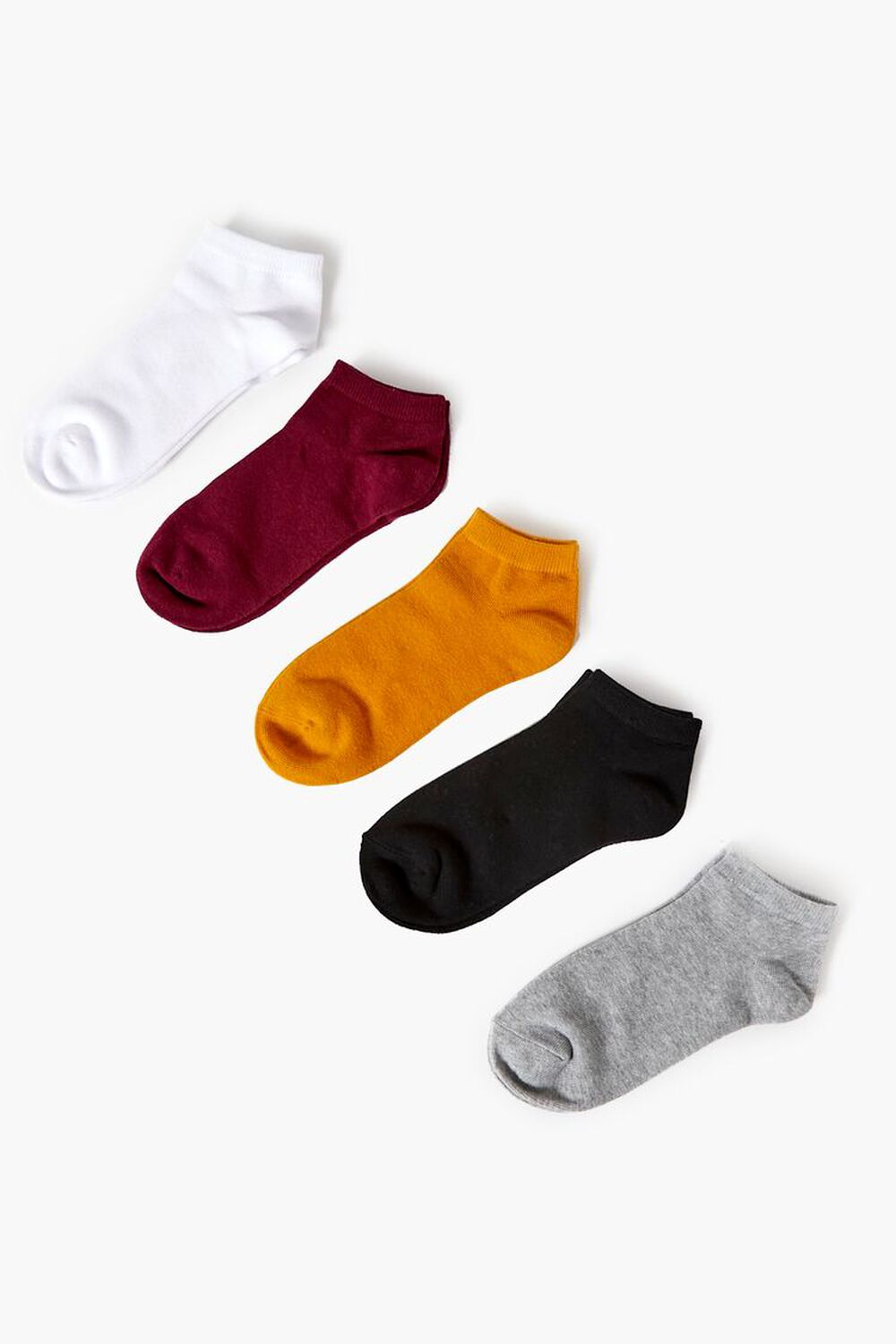 Женские Носки FOREVER21 Marled Ankle Socks - 5 Pack FOREVER21