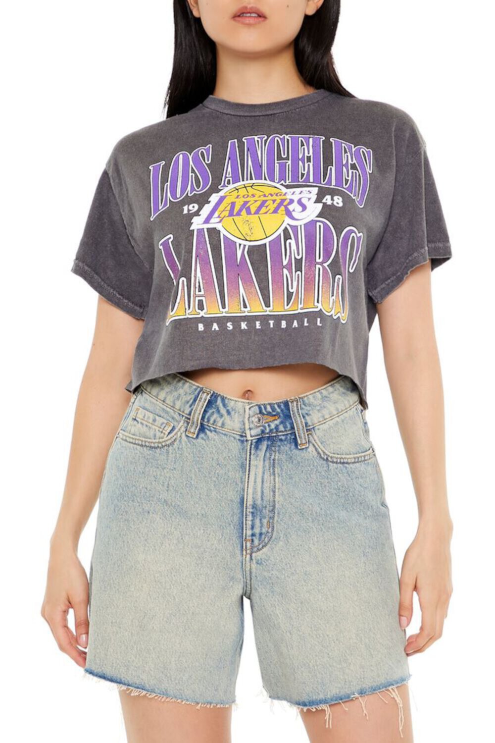 Женская Футболка F21 Los Angeles Lakers Graphic Tee F21