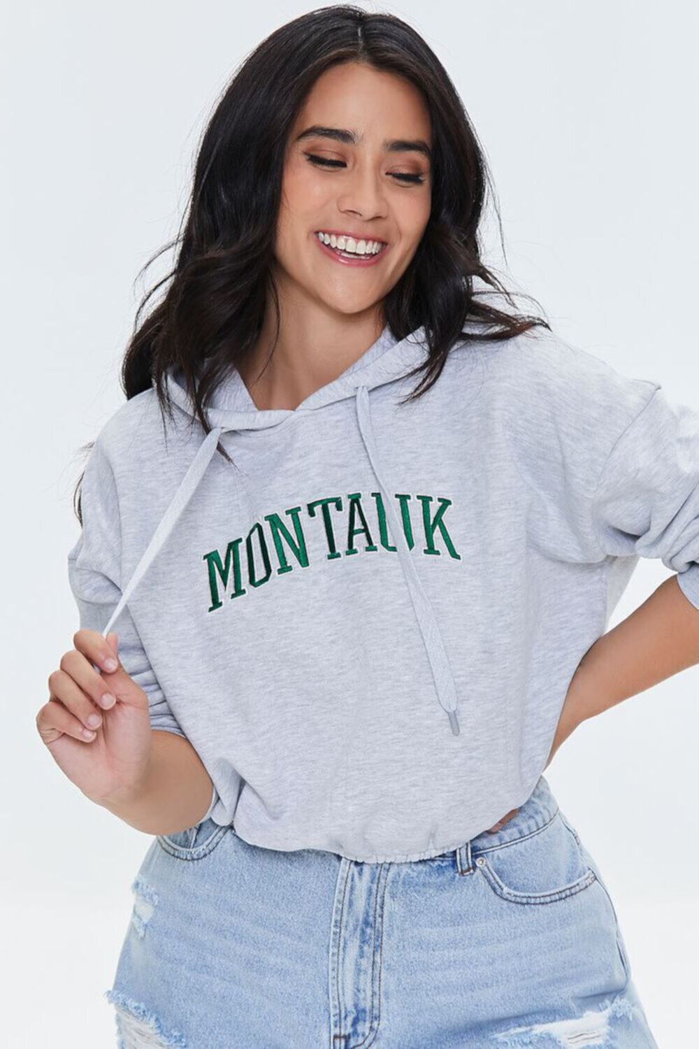 Plus Size Fleece Montauk Hoodie FOREVER21