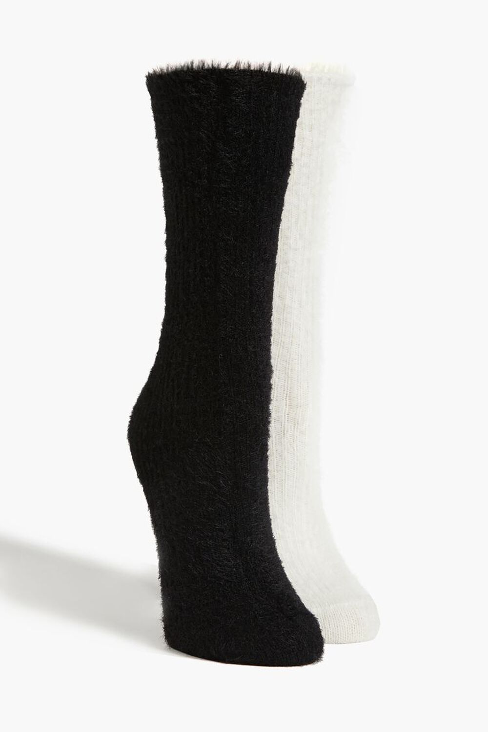 Женские Носки F21 Fuzzy Crew Socks Set - 2 Pack F21