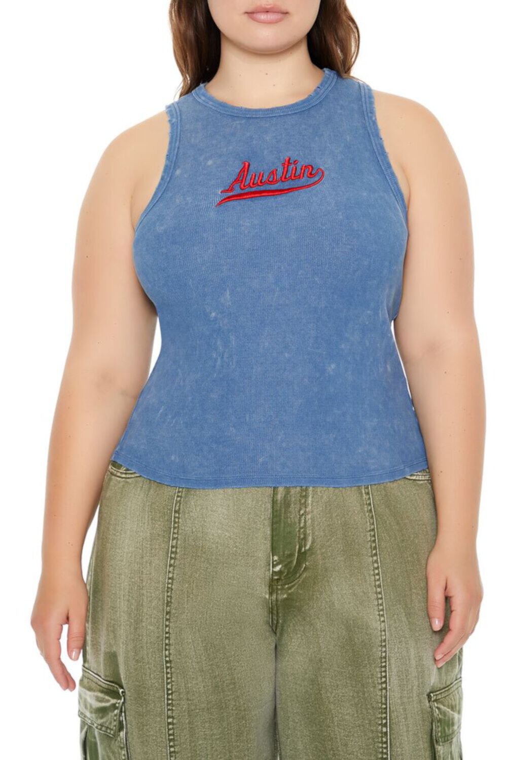 Plus Size Austin Graphic Tank Top FOREVER21