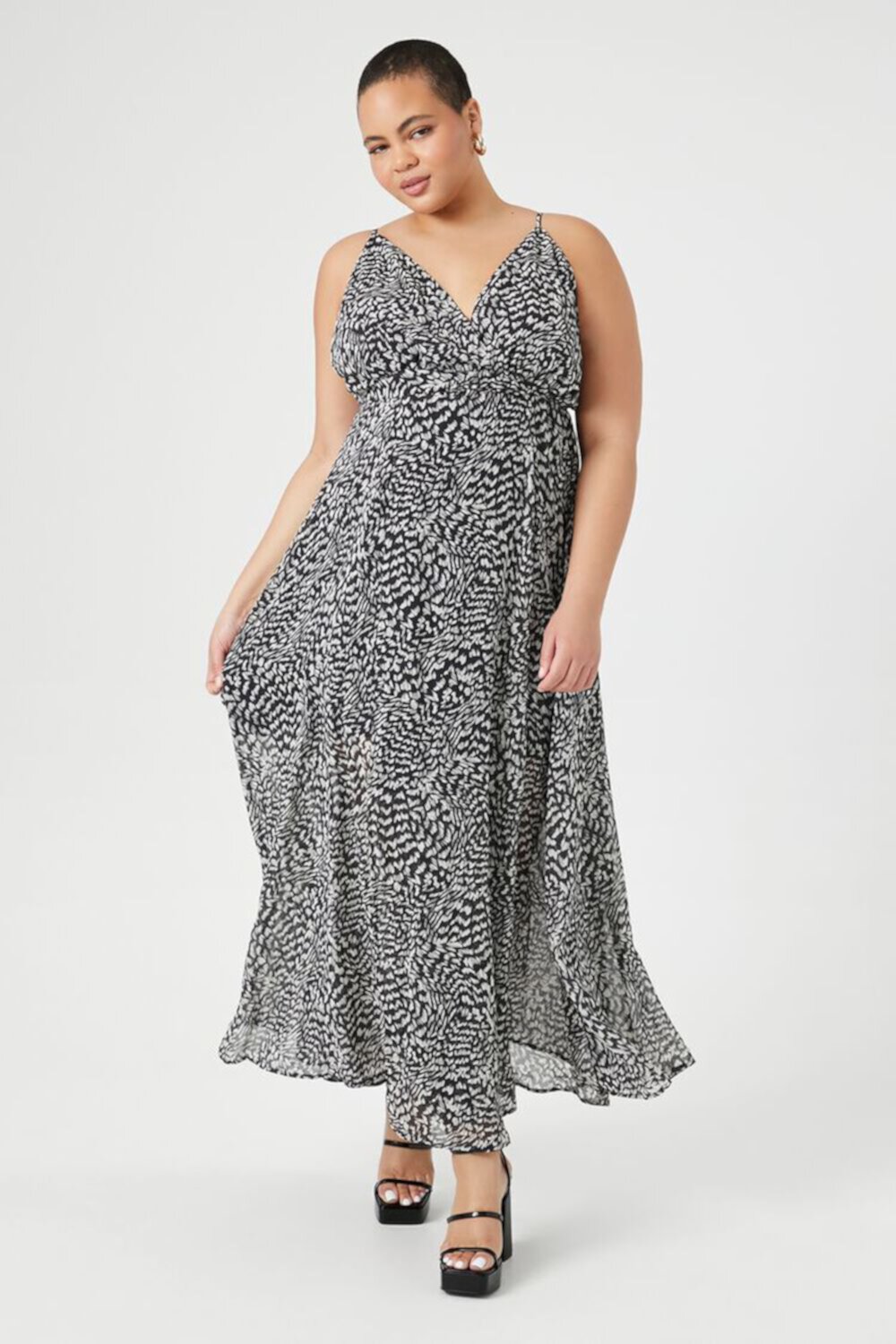 Plus Size Abstract Cami Maxi Dress F21