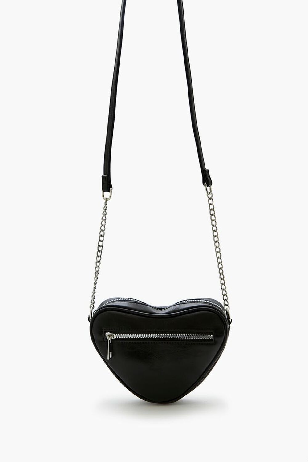 Faux Leather Heart Crossbody Bag FOREVER21