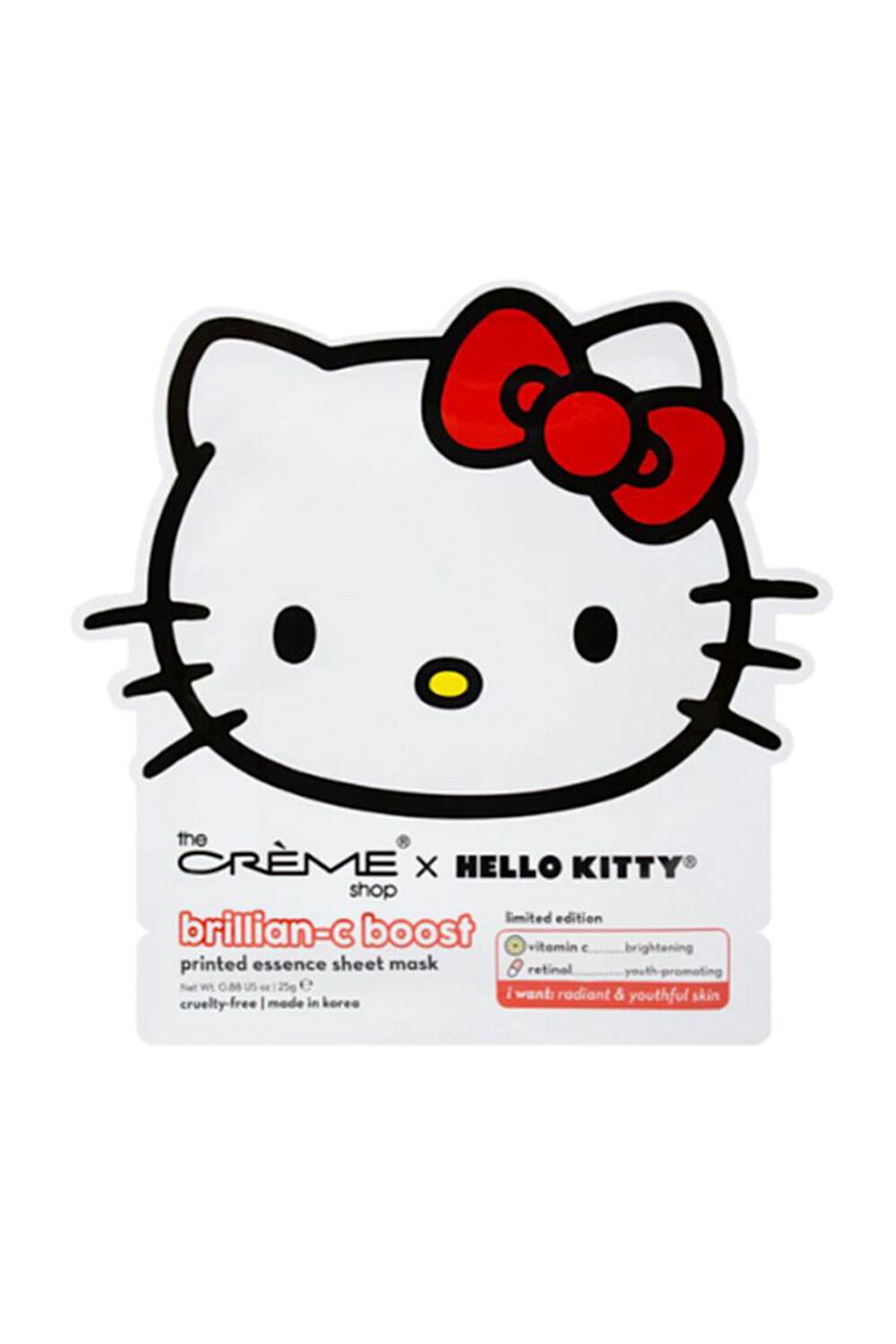 The Crème Shop X Hello Kitty Essence Brillian-C Boost Sheet Mask FOREVER21