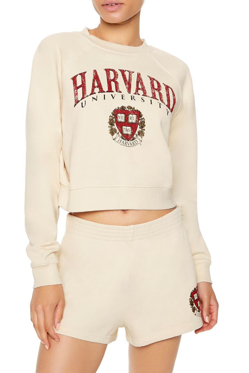 Женский Пуловер FOREVER21 Harvard University Graphic FOREVER21