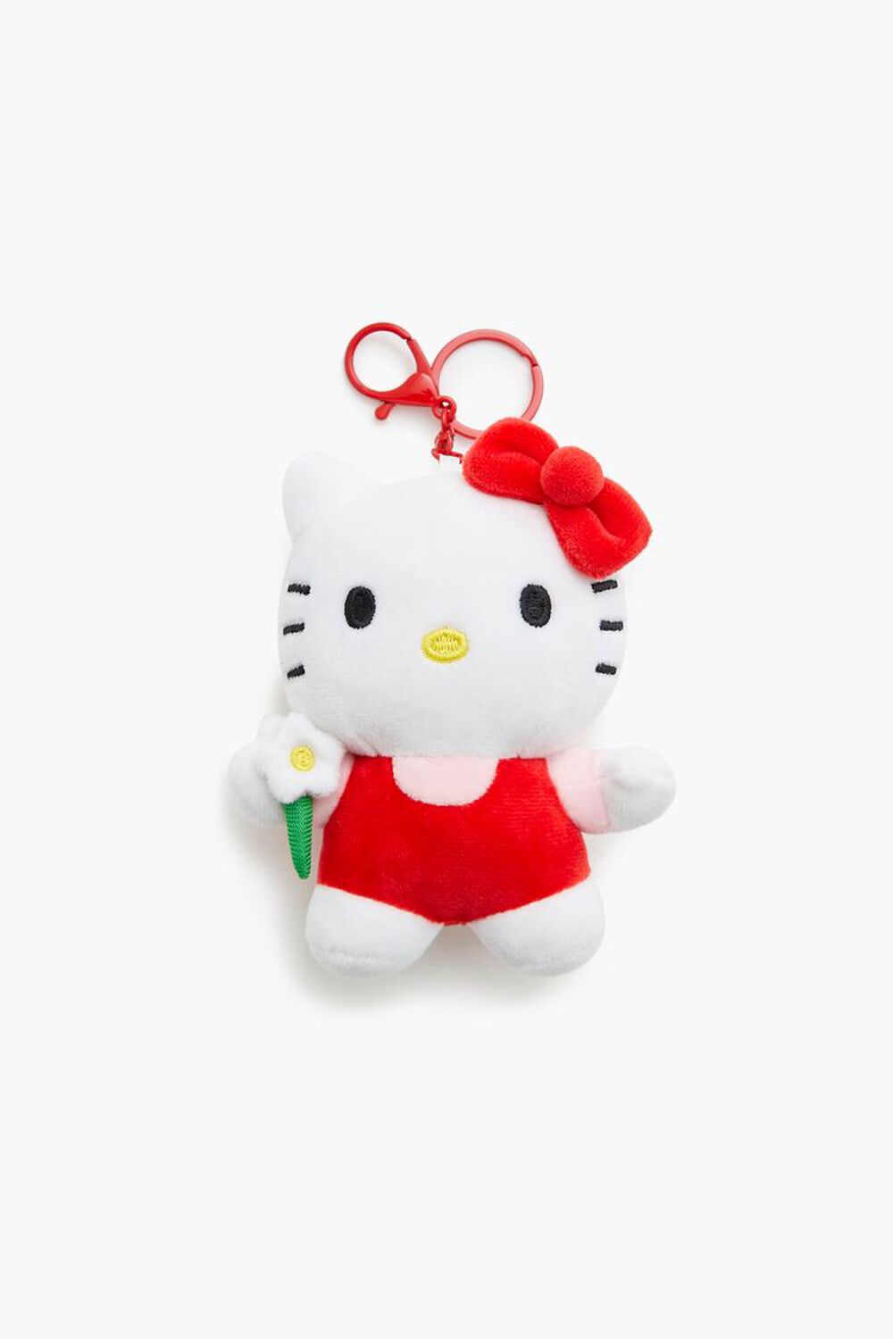 Плюшевый брелок Hello Kitty с цветочным мотивом и карабином Forever21