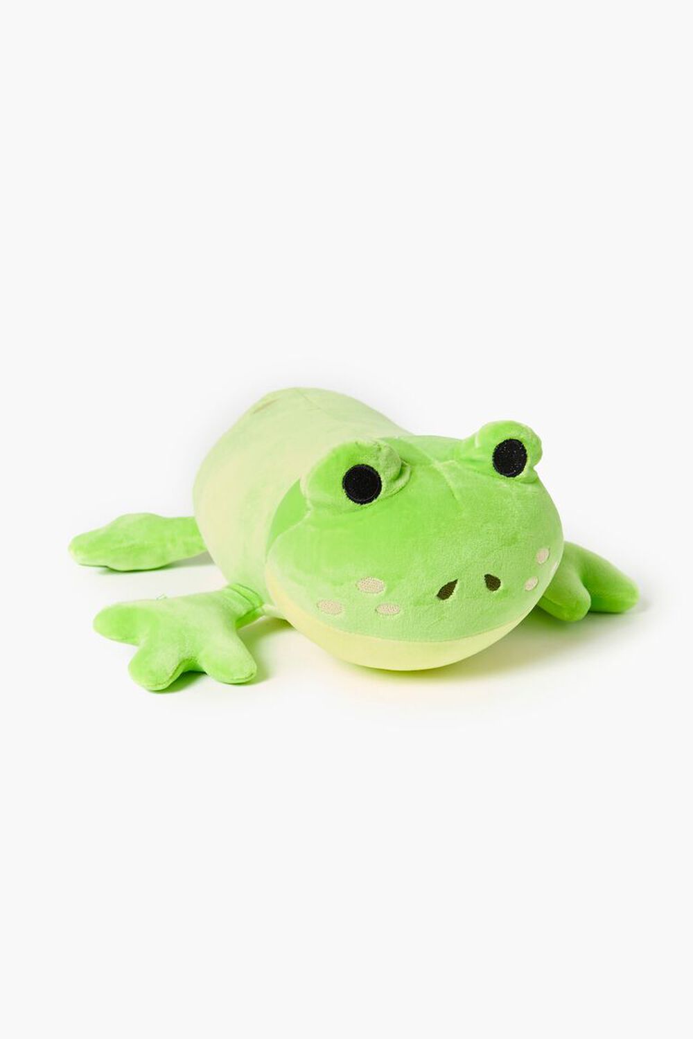 Embroidered Frog Plushie FOREVER21