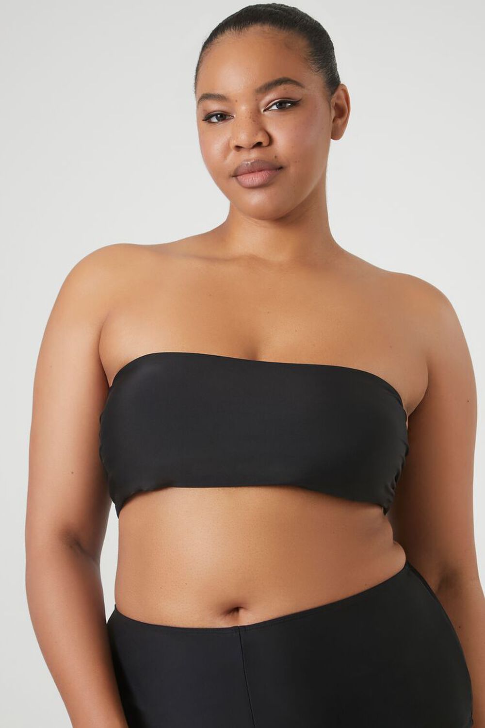 Женский Топ для плавания FOREVER21 Plus Size Bandeau FOREVER21