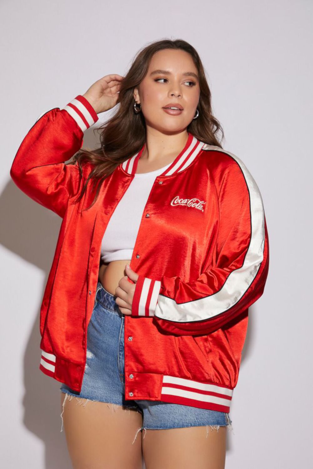 Plus Size Coca-Cola Souvenir Jacket F21