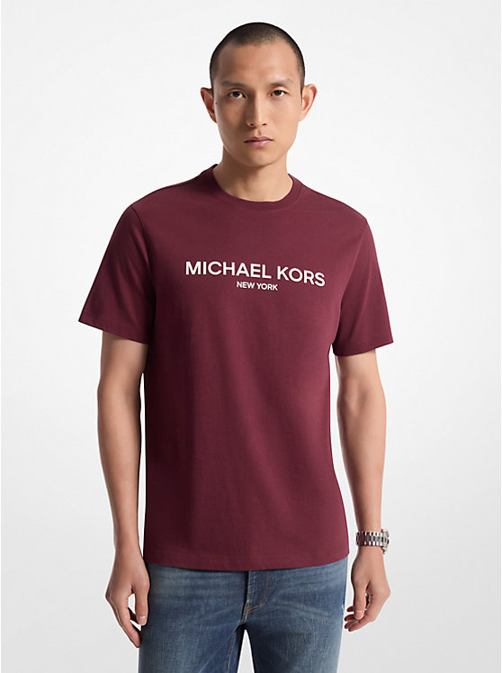 Мужская Футболка Michael Kors Logo Cotton T-Shirt Michael Kors