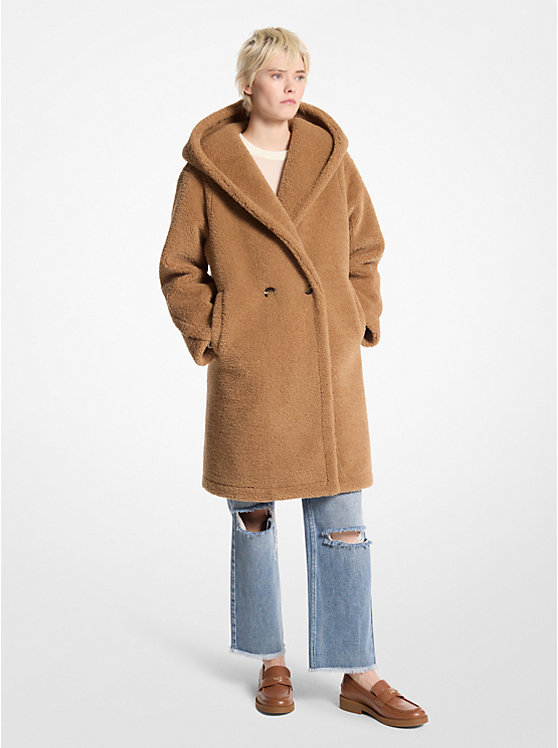 Женское Пальто из искусственного меха Michael Kors Faux Fur Teddy Coat Michael Kors