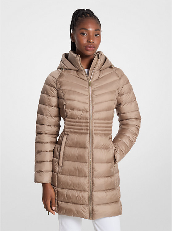 Женский Пуховик Michael Kors Quilted Nylon Michael Kors