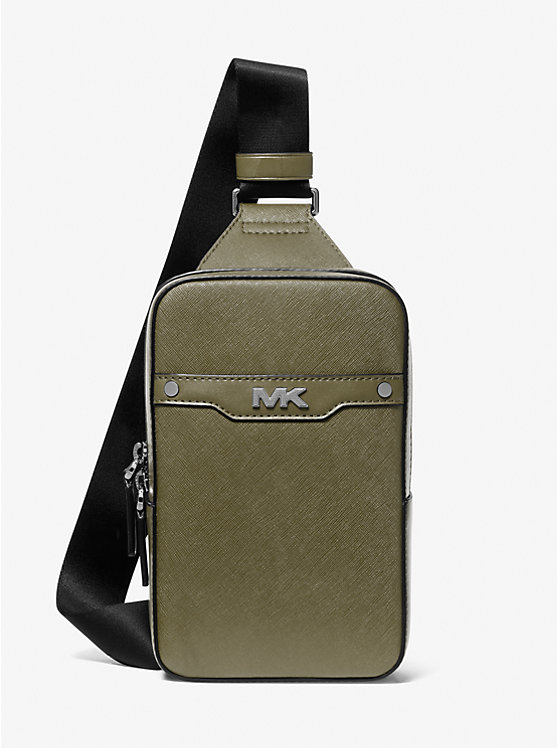 Сумка через плечо Michael Kors Rivington Leather Sling Pack Michael Kors