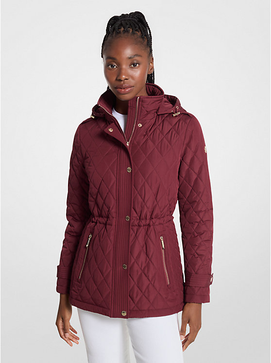 Женский Пуховик Michael Kors Quilted Hooded Michael Kors