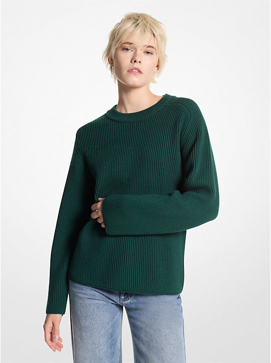 Женский Свитер Michael Kors Ribbed Merino Wool Michael Kors