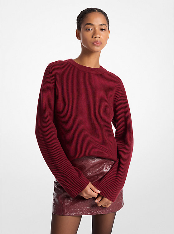 Женский Свитер Michael Kors Ribbed Merino Wool Michael Kors