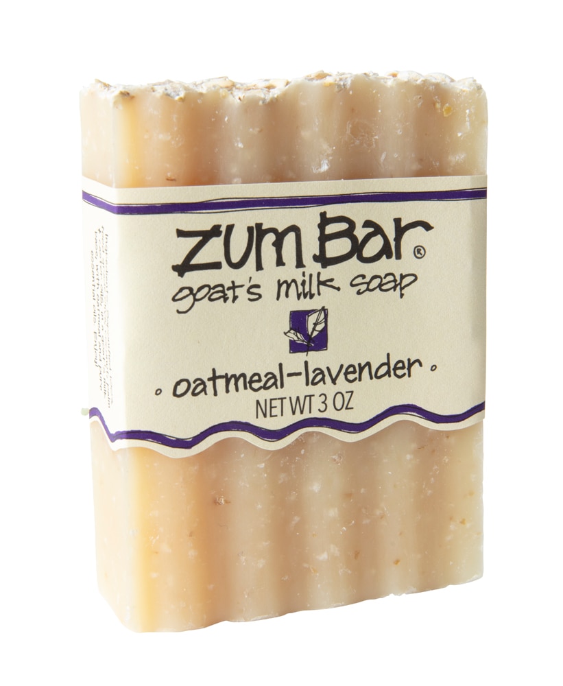 Bar Goat's Milk Soap Bar Oatmeal Lavender -- 3 oz ZUM