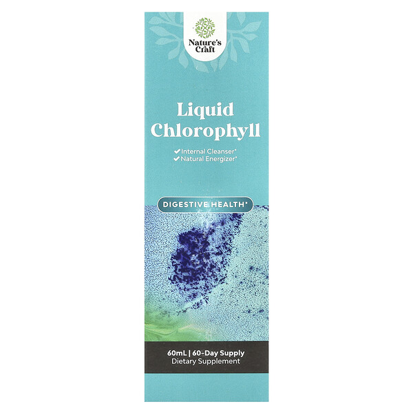 Liquid (Жидкость) Chlorophyll, 2 fl oz (Жидкие унции) (60 ml) Nature's Craft