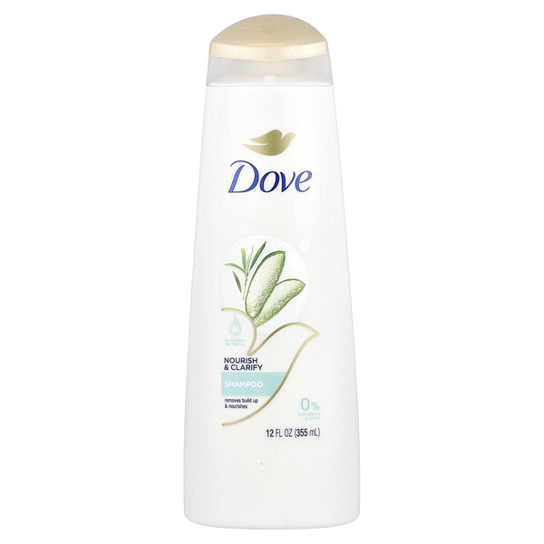 Nourish & Clarify Shampoo, 12 fl oz (355 ml) Dove