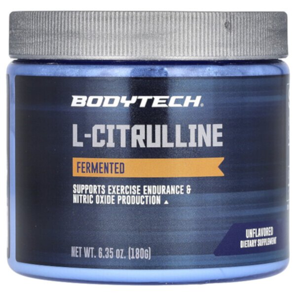 L-Citrulline, Fermented, Unflavored (Без вкуса) , 6.35 oz (Унции) (180 g) BodyTech