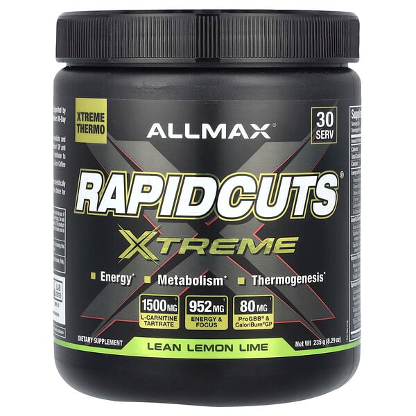 Rapidcuts® Xtreme, Lean Lemon Lime, 8.29 oz (Унции) (235 g) ALLMAX