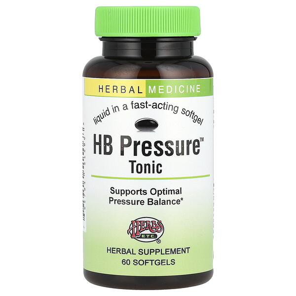 HB Pressure™ Tonic, 60 Softgels (Мягкие капсулы) Herbs Etc.