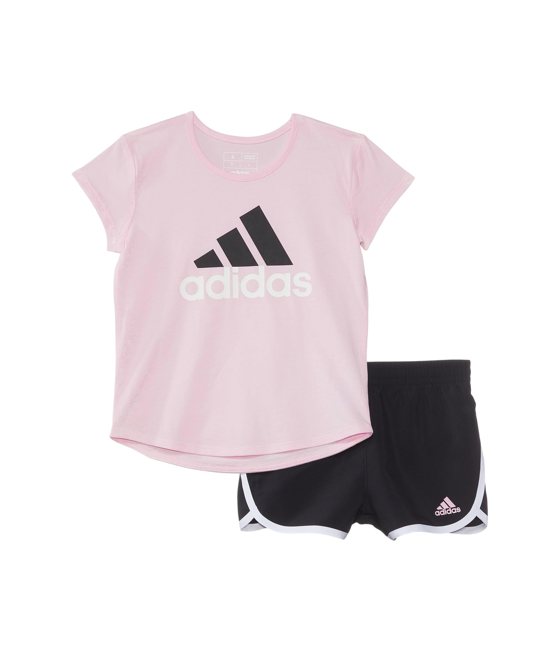 C SS ESS Tee & Woven Short Set(Toddler/Little Kid) Adidas