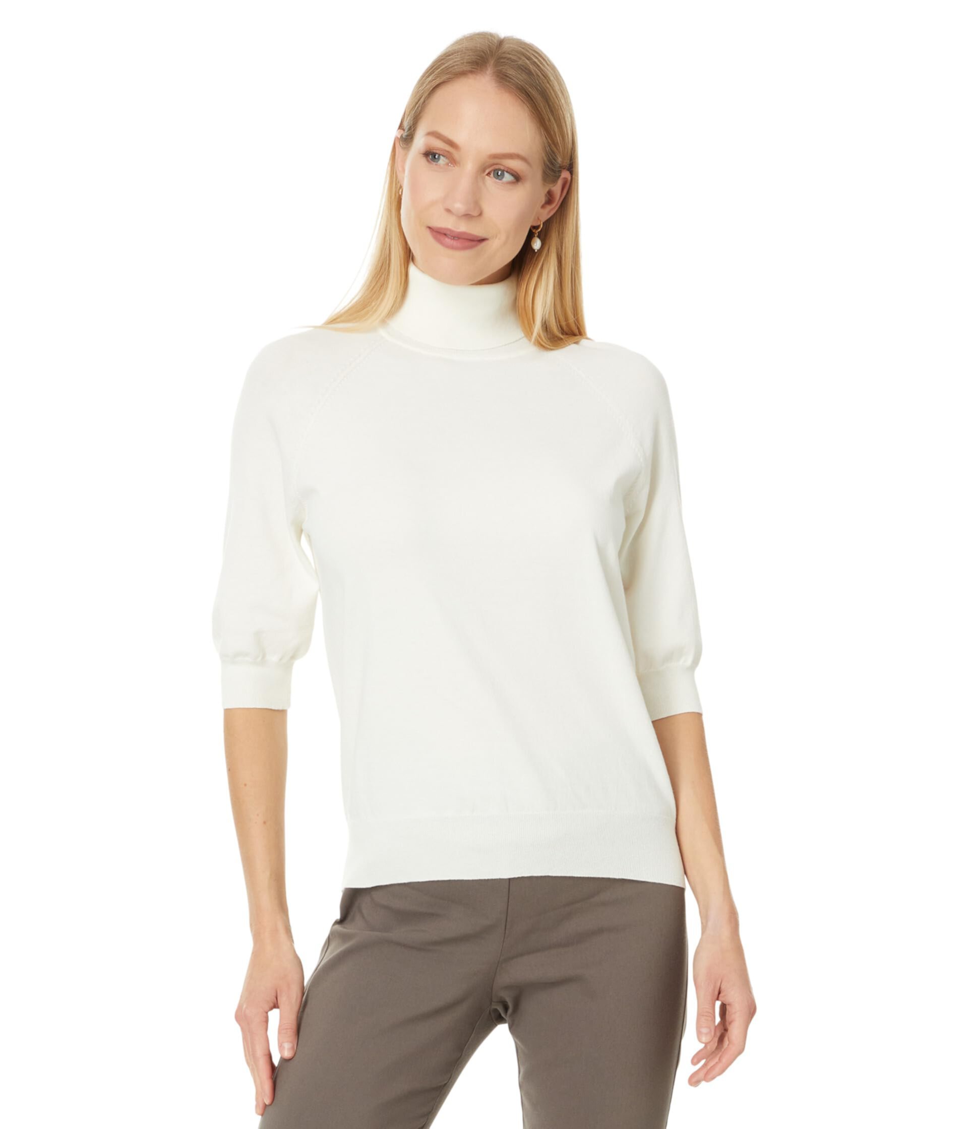 Top it Off - Turtleneck sweater with Elbow Sleeves Elliott Lauren