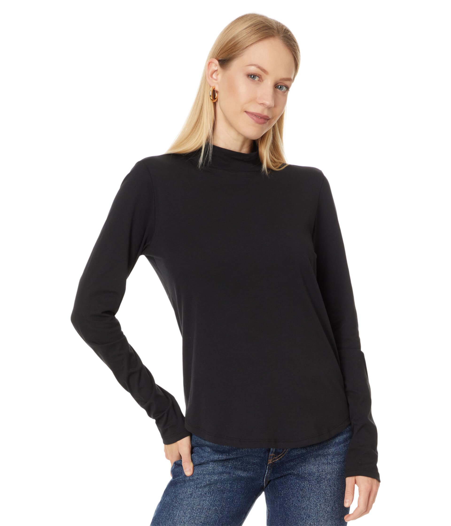 Женская Футболка Lilla P Long Sleeve Mock Neck Lilla P