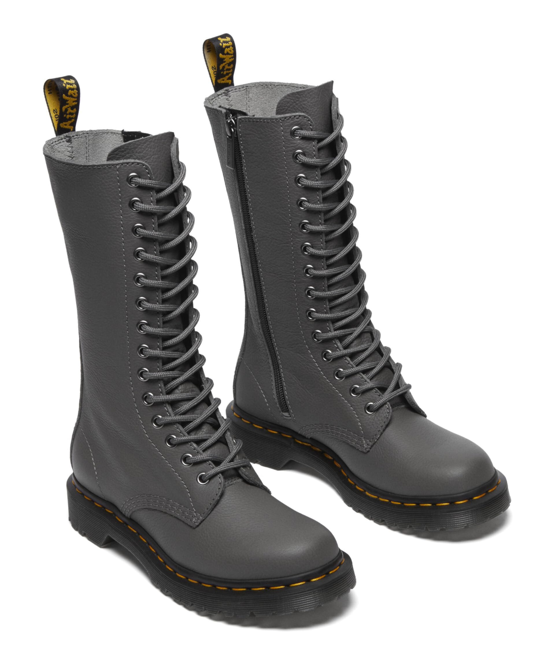 Ботинки Dr. Martens 1B99 Virginia из мягкой кожи с боковой молнией до икры Dr. Martens