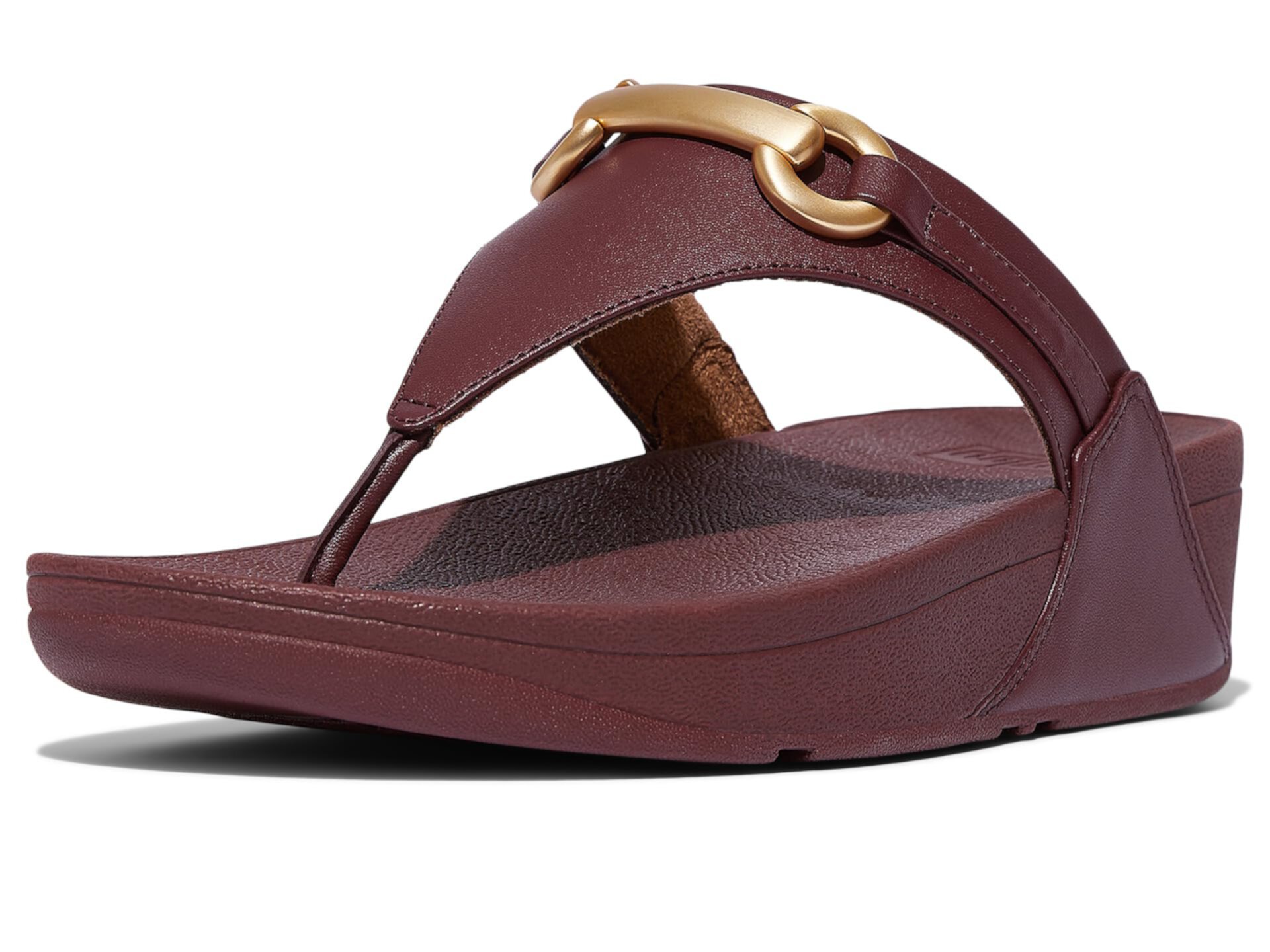 Женские Шлепанцы и вьетнамки FitFlop Lulu Chunky Snaffle Leather FitFlop