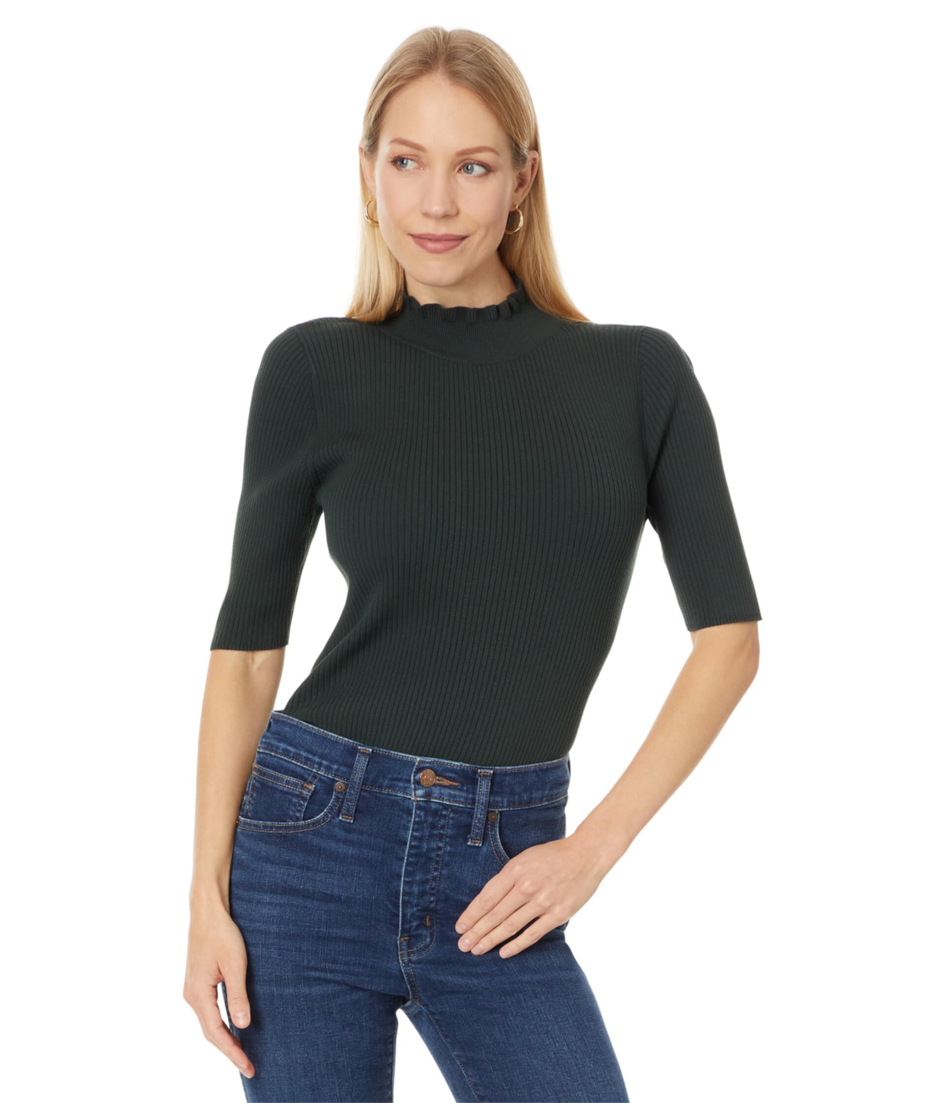 Женский Свитер Lilla P Ruffle Mock Neck Lilla P